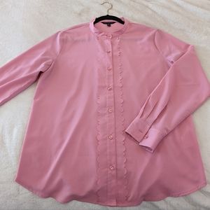 Banana Republic Pink button down blouse work shirt